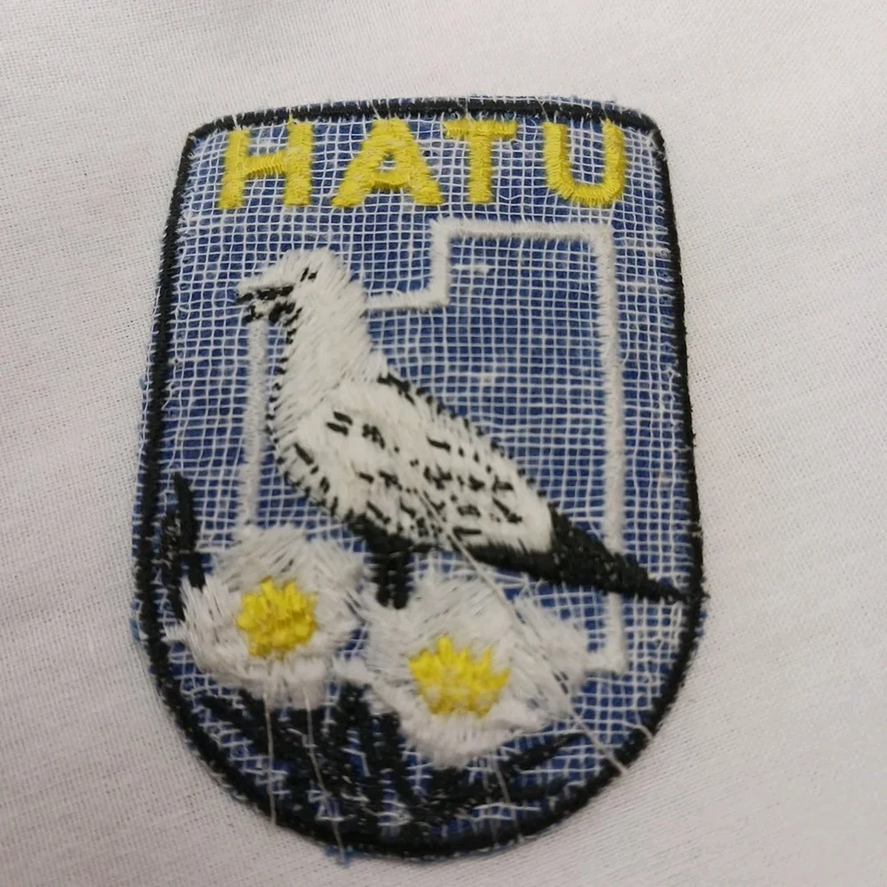 Vintage Utah Gull and Sego Lily Embroidered Patch